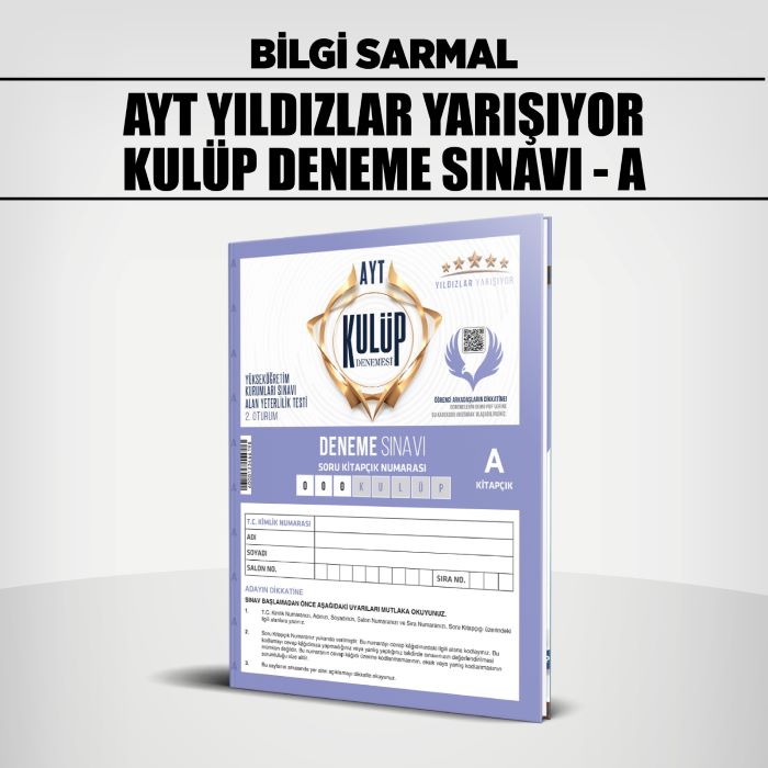 YILDIZLAR YKS AYT DENEME KULÜBÜ SINAVI A - 25-26